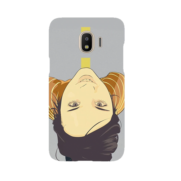 Cute Girl Looking - Mobile Cover