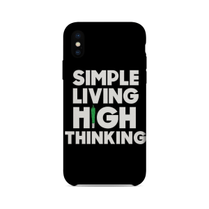 Simple Living High Thinking – Mobile Cover