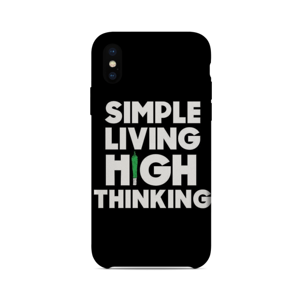 Simple Living High Thinking – Mobile Cover