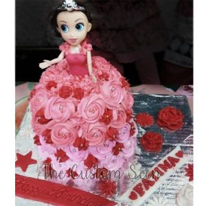 Birthday Barbie Theme Cake