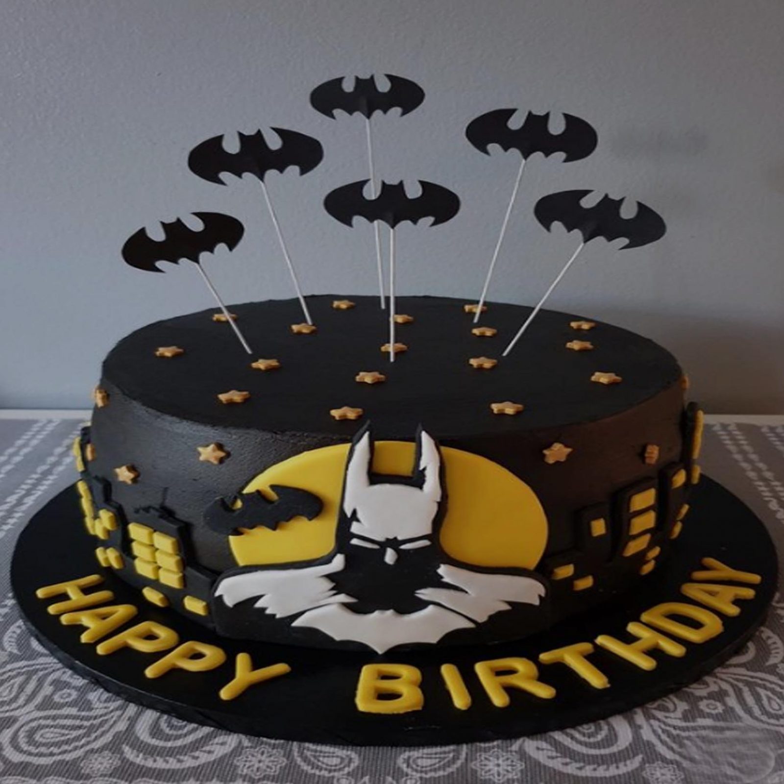 Batman Theme Birthday Cake | The Custom Seen - Best Birthday Cakes
