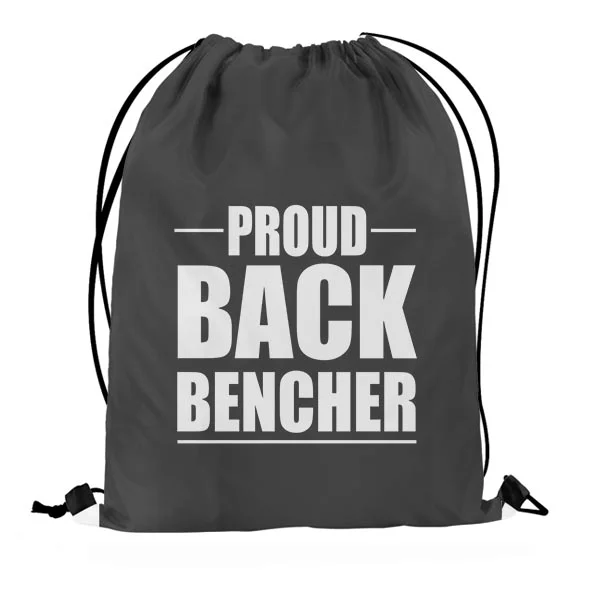 Back Bencher Drawstring Bag The Custom Seen