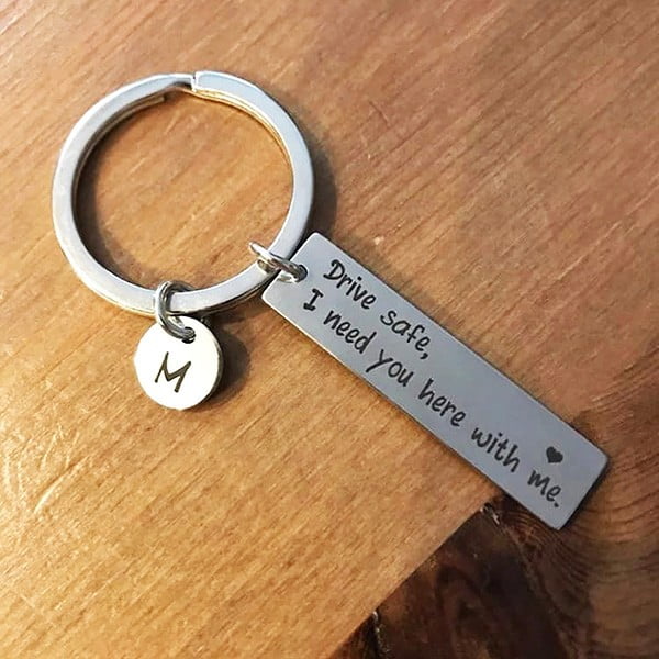 Customized Metal Message Keychain The Custom Seen Keychain Store