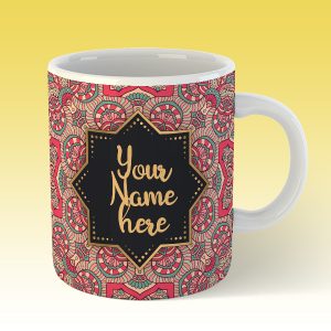 Arabic Pattern Name Mugs