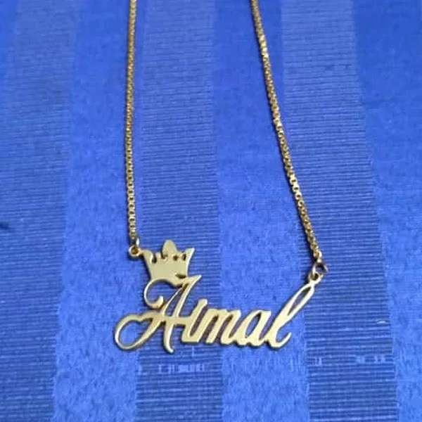 Name Necklace Shop in Karachi The Custom Seen Custom Jewelry