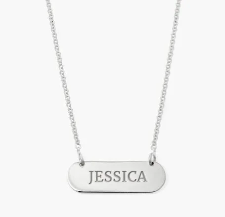 Rounded Plate Necklace