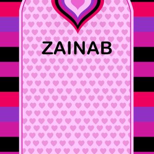 Mat 1 Violet Hearts Prayer Mat